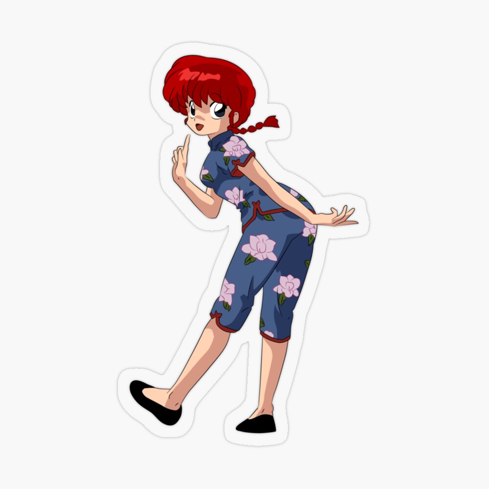 B-Side Label Ranma Nekohanten Sticker Seal Anime DIY Decor
