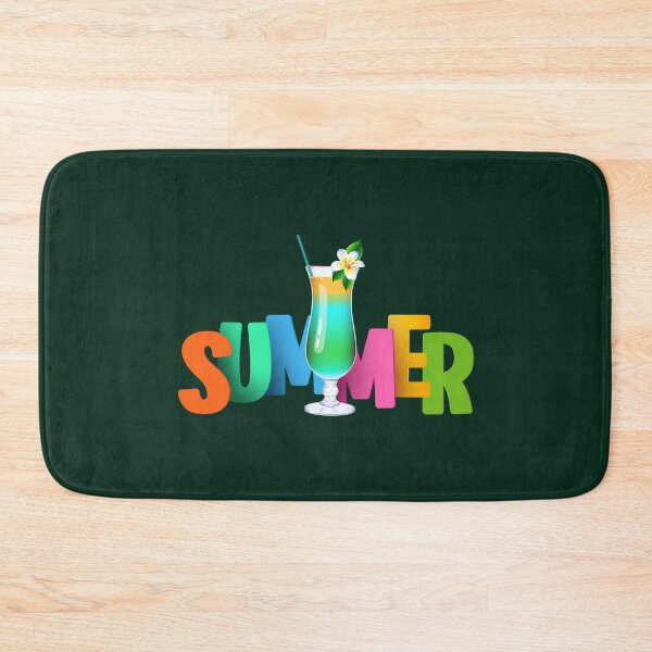 Item preview, SUMMER Drink! (on Dk. Green) designed and sold by PawsitiveMum.