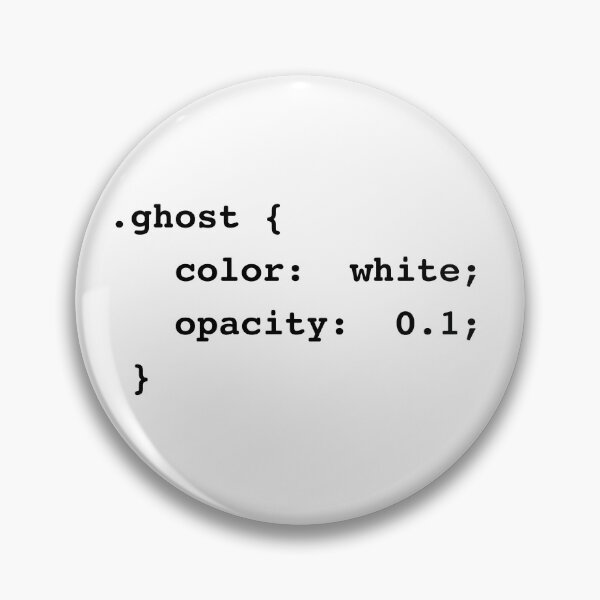 Item preview, GHOST | Funny design for web developers designed and sold by annaspoljar.
