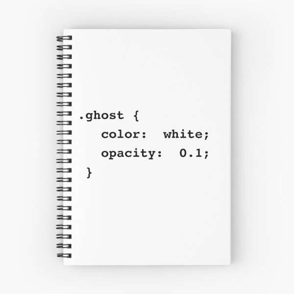 Item preview, GHOST | Funny design for web developers designed and sold by annaspoljar.