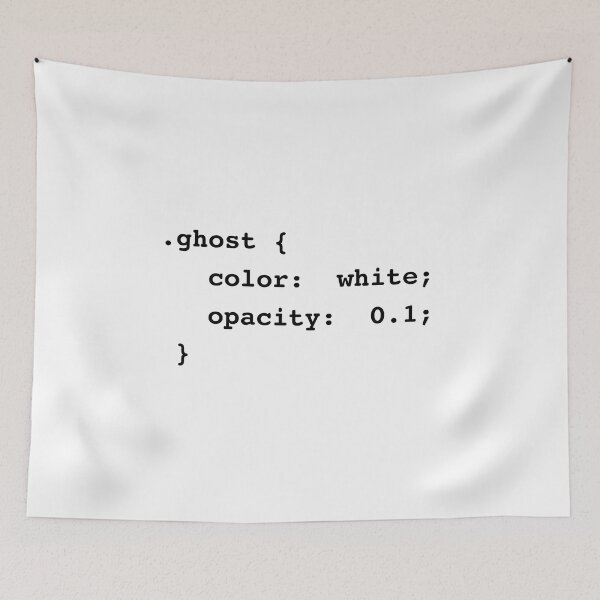 Item preview, GHOST | Funny design for web developers designed and sold by annaspoljar.