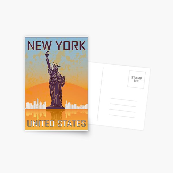 New York vintage poster Postcard