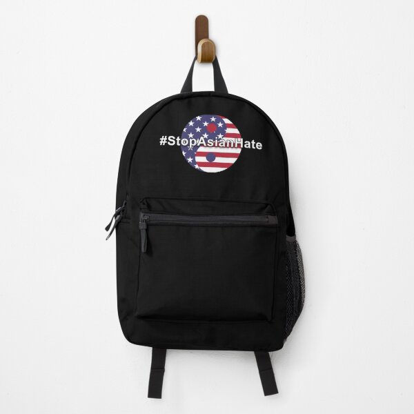 Item preview, Stop Asian Hate, Yin And Yang, American Flag (2021-3-SAH-1) designed and sold by NY-Prints-USA.