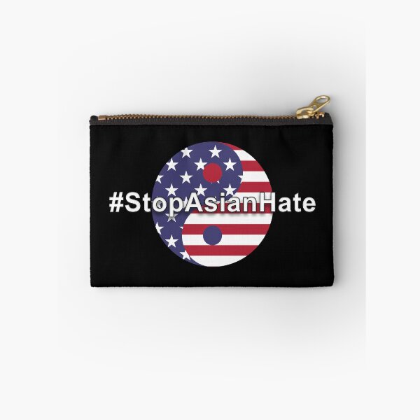 Item preview, Stop Asian Hate, Yin And Yang, American Flag (2021-3-SAH-1) designed and sold by NY-Prints-USA.