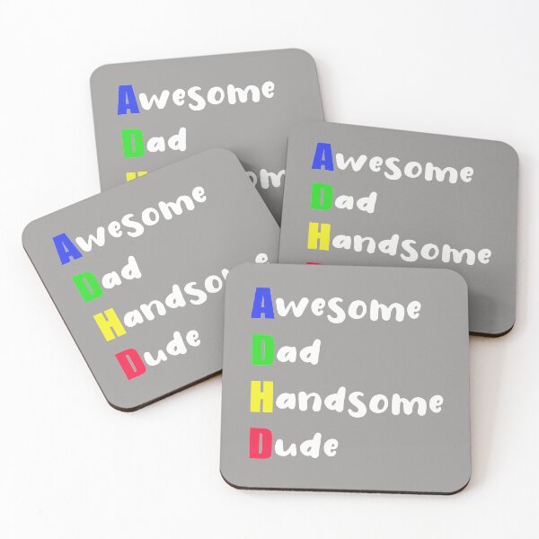 Item preview, ADHD Awesome Dad, Handsome Dude designed and sold by Mrspink16.