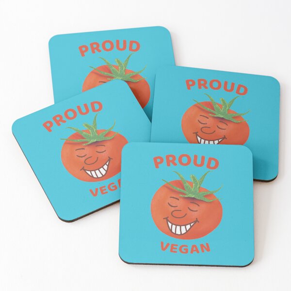 Item preview, Tomato Proud Vegan, cute cartoon character designed and sold by Crystal Raymond.