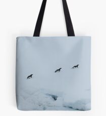 Penguin Chase Tote Bag
