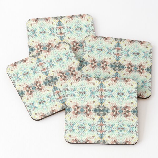 Item preview, Retro Mosaic Glass Tile Pattern designed and sold by Butterflylife.