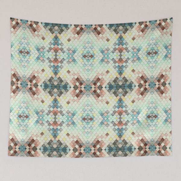 Item preview, Retro Mosaic Glass Tile Pattern designed and sold by Butterflylife.