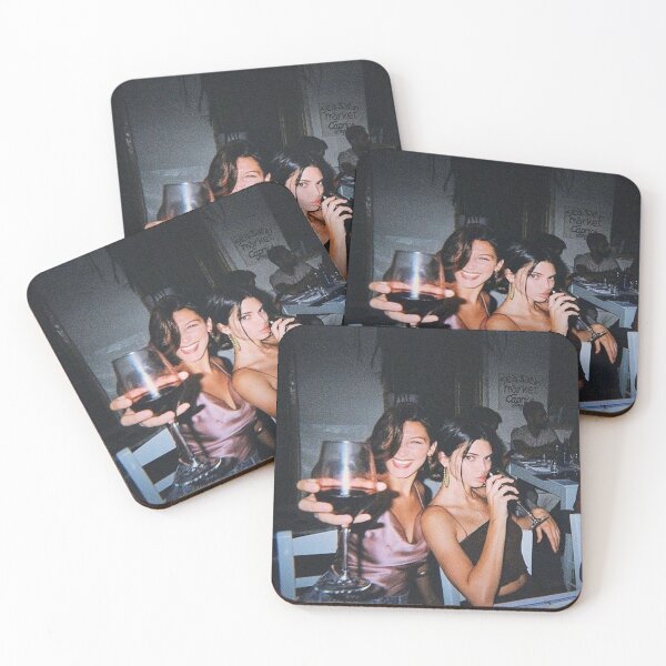 Item preview, Bella Hadid and Kendall Jenner : Best friend with wine  designed and sold by Louiscardin.