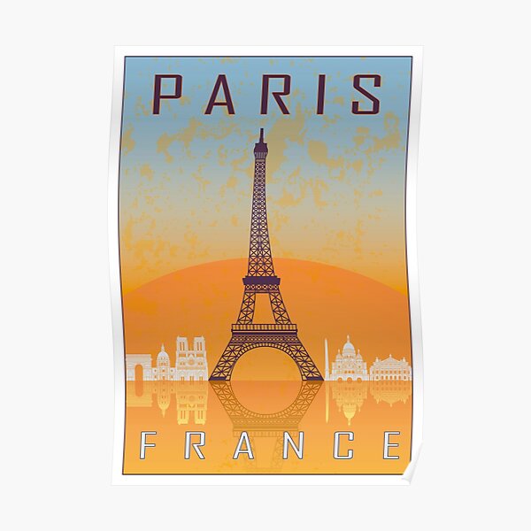 Paris vintage poster Poster