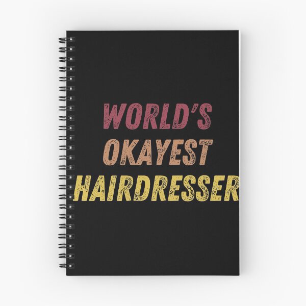 Item preview, World's Okayest Hairdresser designed and sold by vibrantyy.