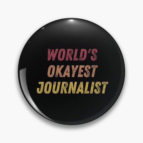 Artikelvorschau, Der okayeste Journalist der Welt entworfen und verkauft von vibrantyy.