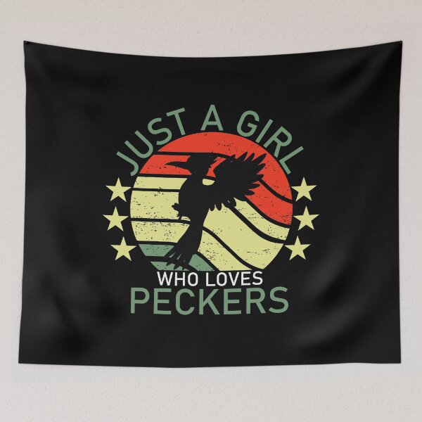 Item preview, Just A Girl Who Loves Peckers Funny Cute Chicken Farm Girls designed and sold by wackodesign.