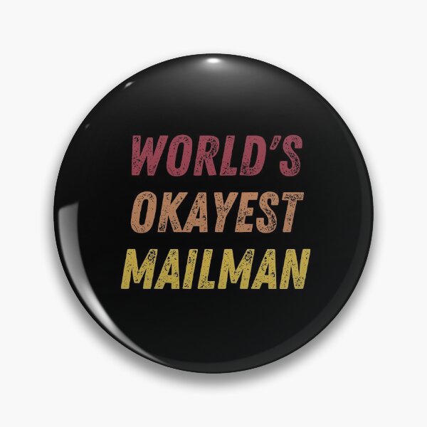 Item preview, World's Okayest Mailman designed and sold by vibrantyy.