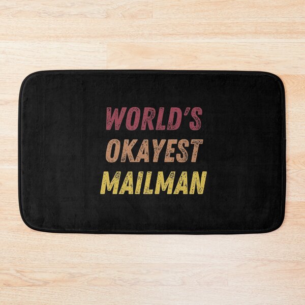 Item preview, World's Okayest Mailman designed and sold by vibrantyy.