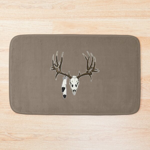 Item preview, Deer skull with eagle feather designed and sold by Saltypro.