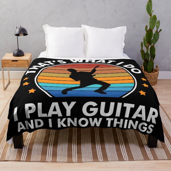 Item preview, Thats What I Do I Play Guitar And I Know Things designed and sold by RRiDesigns.