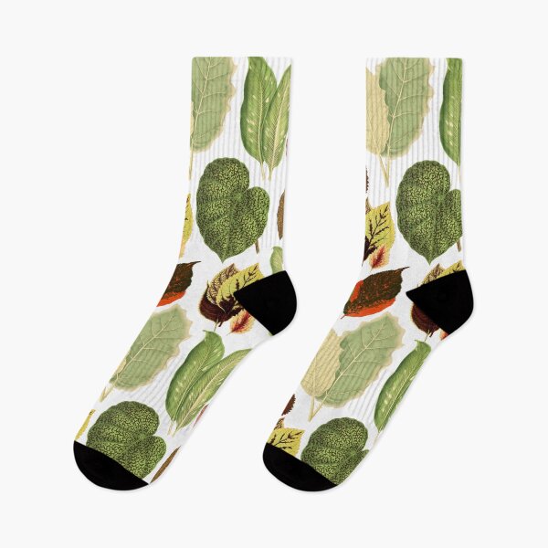 Item preview, House plant botanical leaf pattern cottagecore aesthetic designed and sold by PG Illustration.