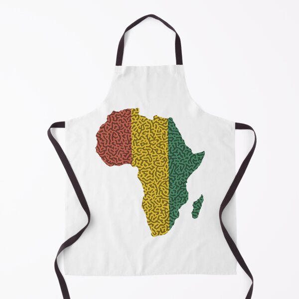 Item preview, Africa Map Turing Pattern (Rasta Colours) designed and sold by John Uttley.