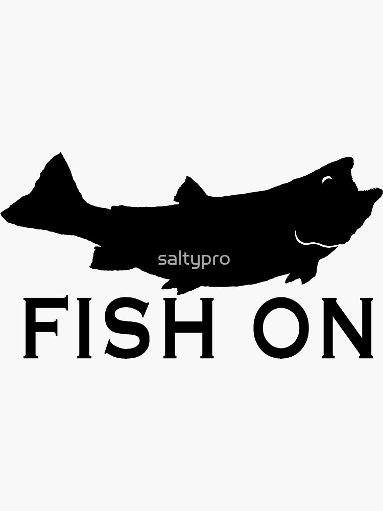 Imagen 3 de 3, Pegatina con la obra Pescado encendido, diseñada y vendida por saltypro.
