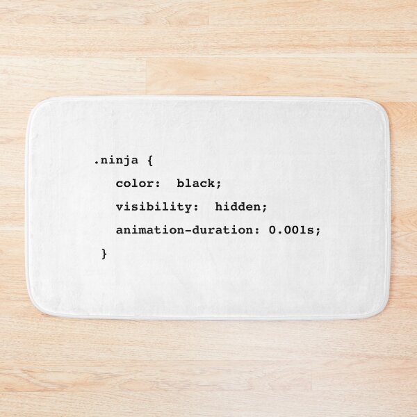 Item preview, NINJA | Funny design for web developers designed and sold by annaspoljar.