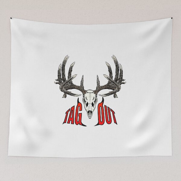 Item preview, Tag out whitetail skull designed and sold by Saltypro.