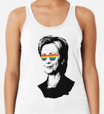Hillary Rainbow Glasses Women's Tank Top