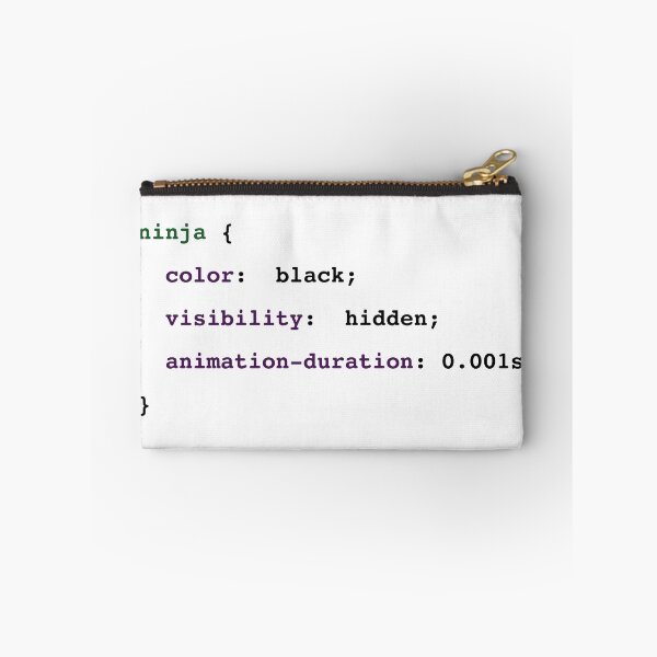 Item preview, NINJA | Funny design for web developers designed and sold by annaspoljar.