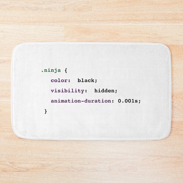 Item preview, NINJA | Funny design for web developers designed and sold by annaspoljar.
