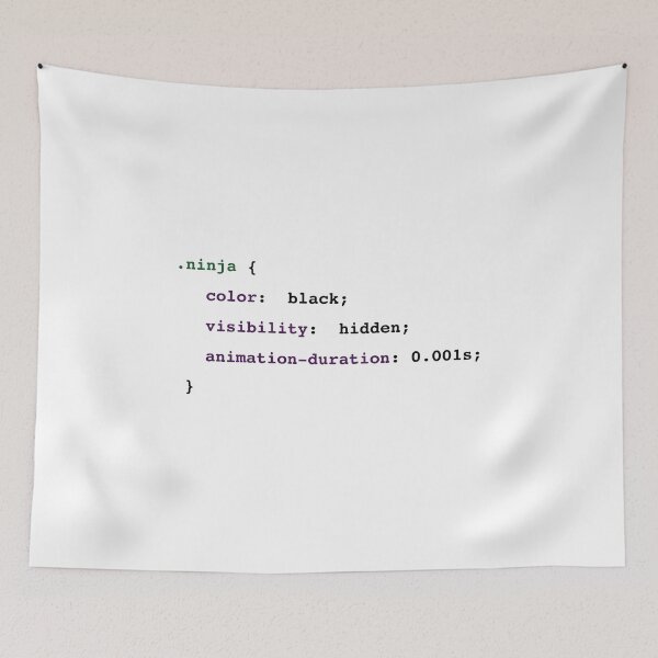 Item preview, NINJA | Funny design for web developers designed and sold by annaspoljar.