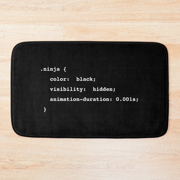 Item preview, NINJA | Funny design for web developers designed and sold by annaspoljar.