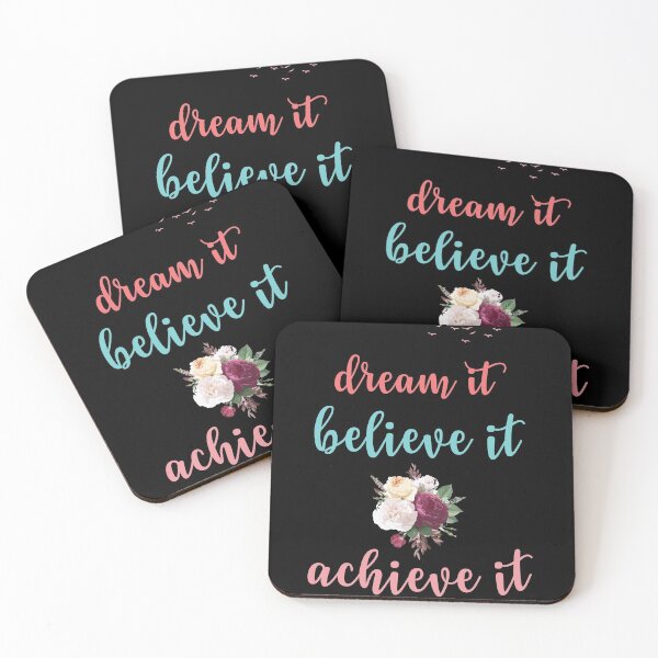 Item preview, Dream It, Believe It, Achieve It Motivation Art  designed and sold by OMCreative.