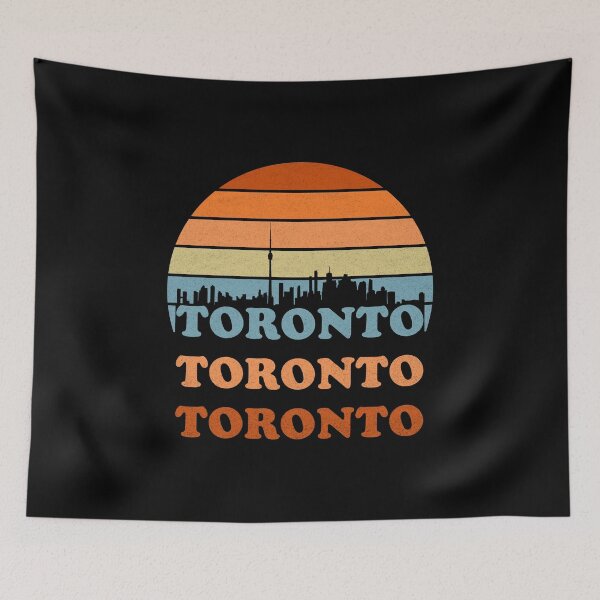 Item preview, Toronto retro vibe skyline  designed and sold by likebakerdo.