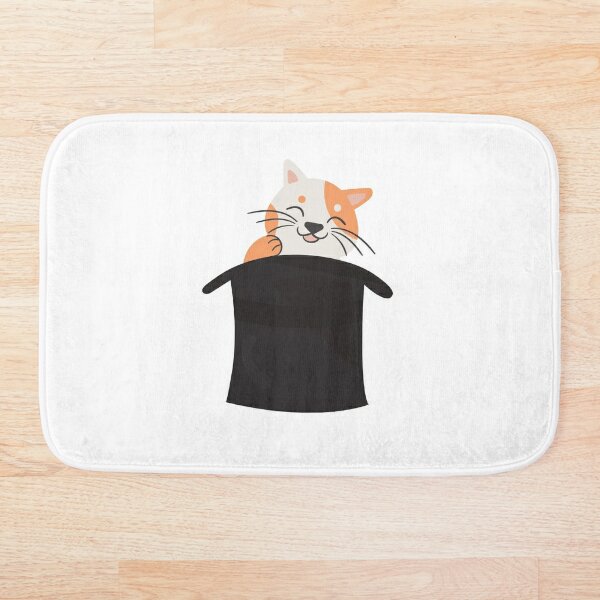 cat in the hat bath mat