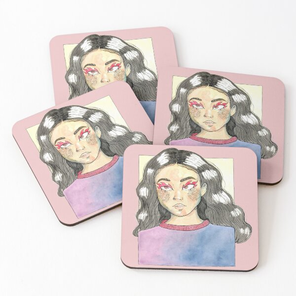 Item preview, Cute girl watercolor designed and sold by barbarabrito.