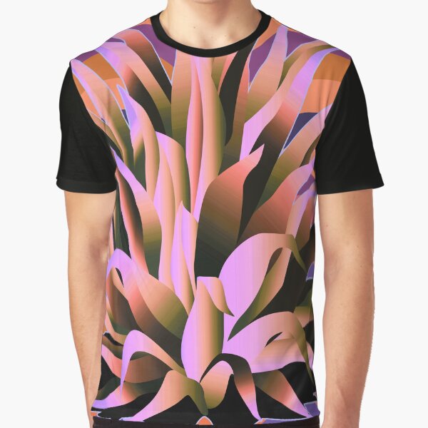 Groovy Agave Succulent Century Plants Graphic T-Shirt