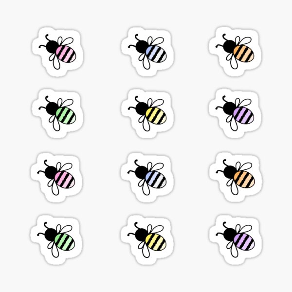 Bumble Bee Pack Sticker for Sale by CourtneyB523