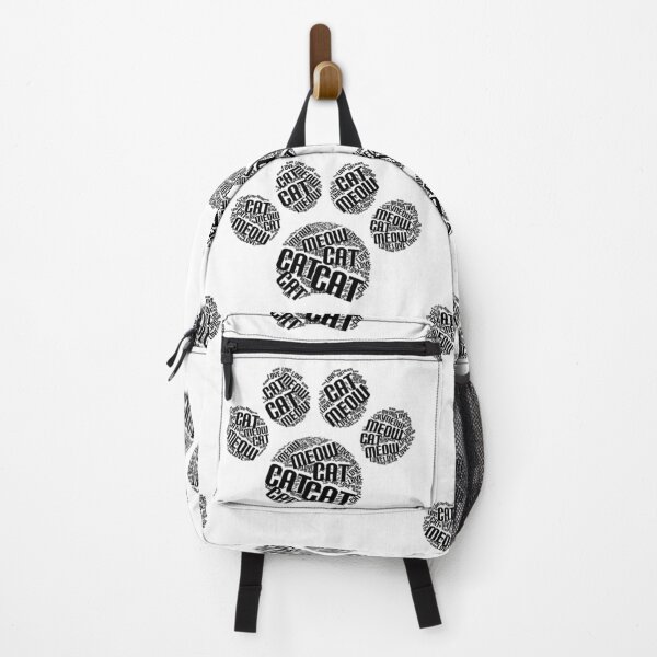 Item preview, Cat footprints Word Art - Cat lover designed and sold by WordArtDesign.