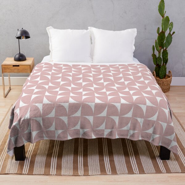 Item preview, Blush pink modern geometric pattern designed and sold by likebakerdo.