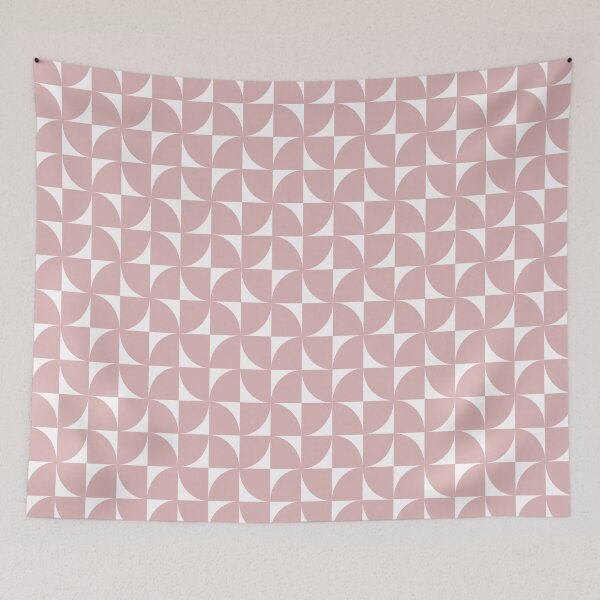 Item preview, Blush pink modern geometric pattern designed and sold by likebakerdo.
