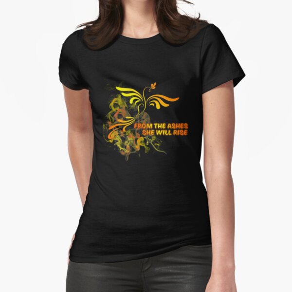 Phoenix from the Ashes Fitted T-Shirt
