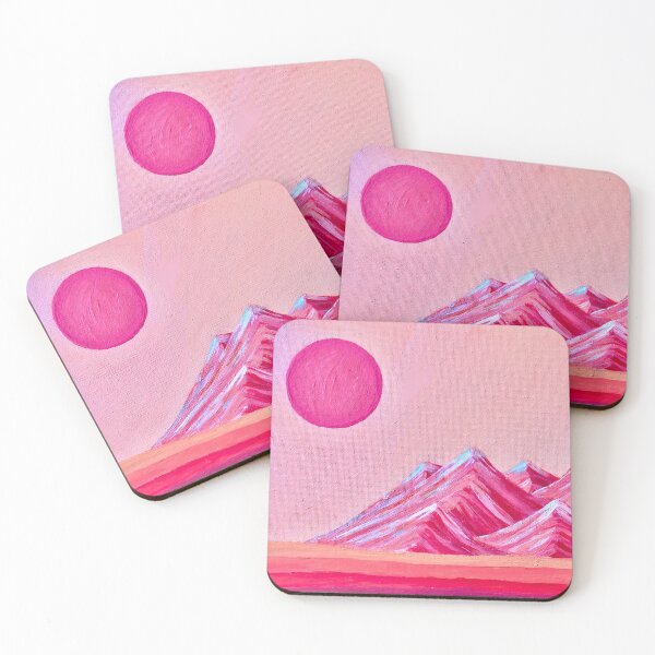 Item preview, Retro Mountains Painting designed and sold by awevacado.