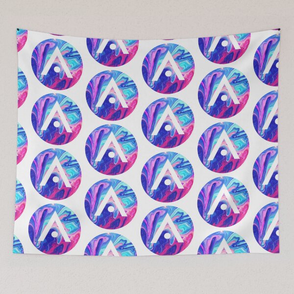 Item preview, Pink and Blue Marble Aveda Logo designed and sold by Dalaura.