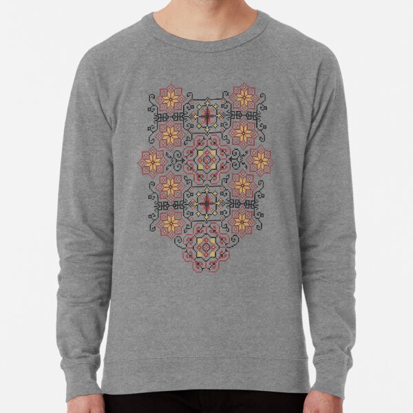 Palestinian Realistic Tatreez Embroidery Design #13 Women's Sweatshirt