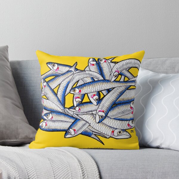 Item preview, White Sardines, black text designed and sold by Scopipodd.