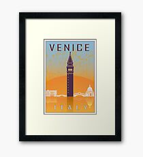 Venice vintage poster Framed Print