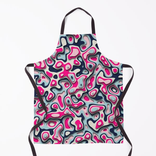 Item preview, Funky Retro Abstract Pattern - Pink and blue designed and sold by RomeoSketches.