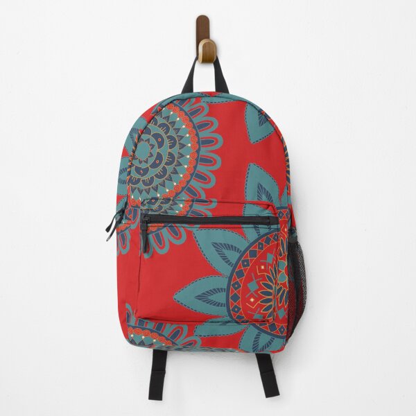 Item preview, Red Blue Mandala designed and sold by Tibri Designs.