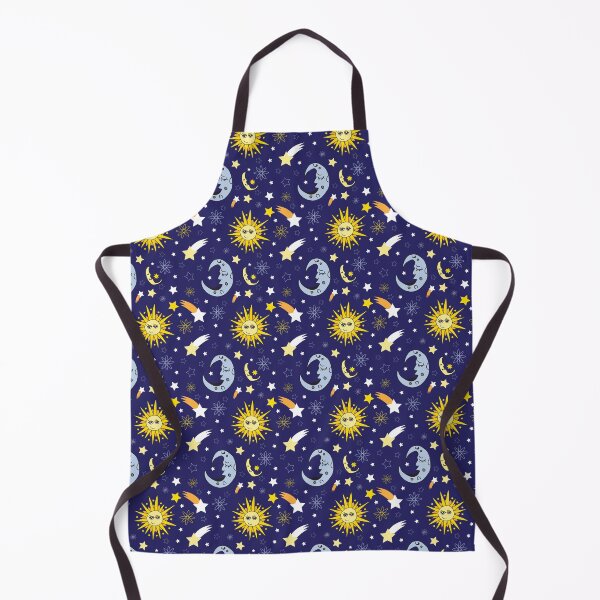 Item preview, Space Celestial Sun Moon Night Sky Stars Astrological Pattern designed and sold by Art by Jess.